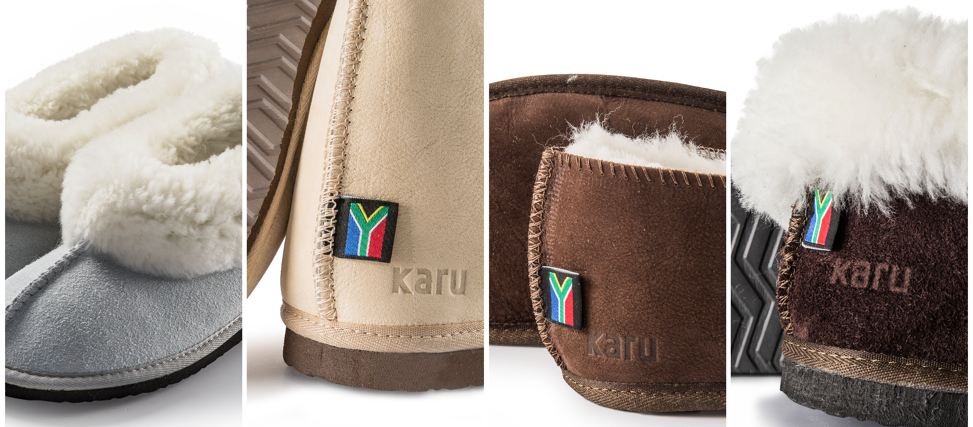 Karu Sheepskin and Wool Slippers